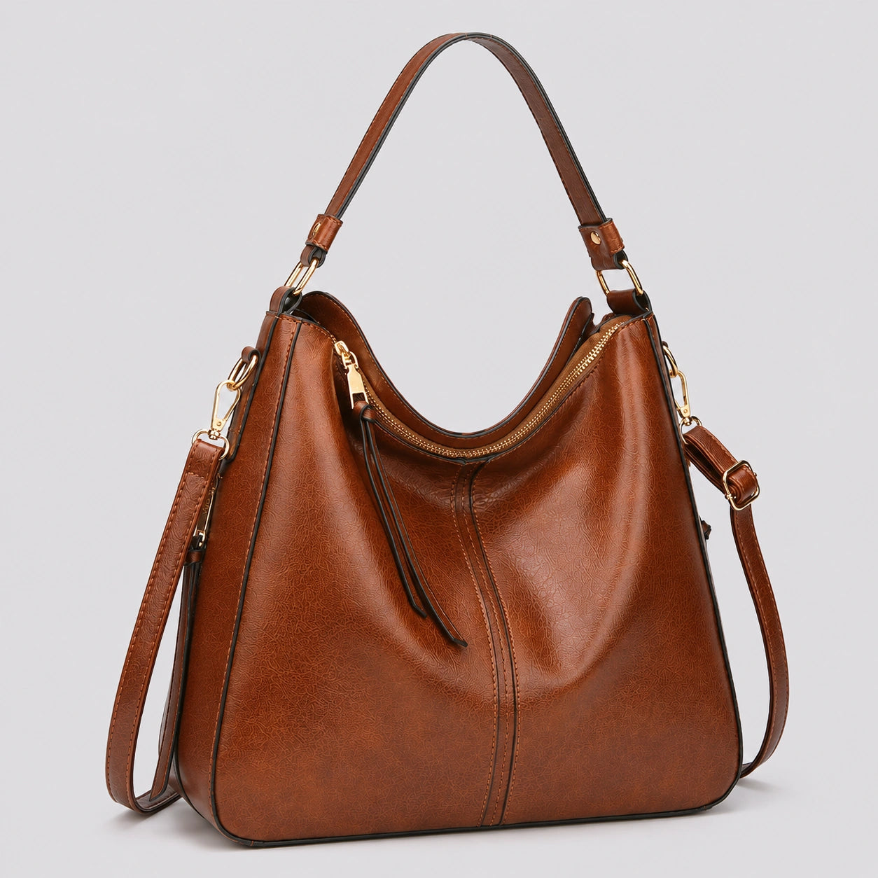 Sac Hobo en Cuir de Luxe Antivol