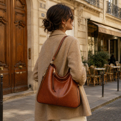 Sac Hobo en Cuir de Luxe Antivol