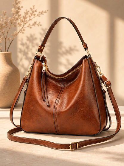 Sac Hobo en Cuir de Luxe Antivol